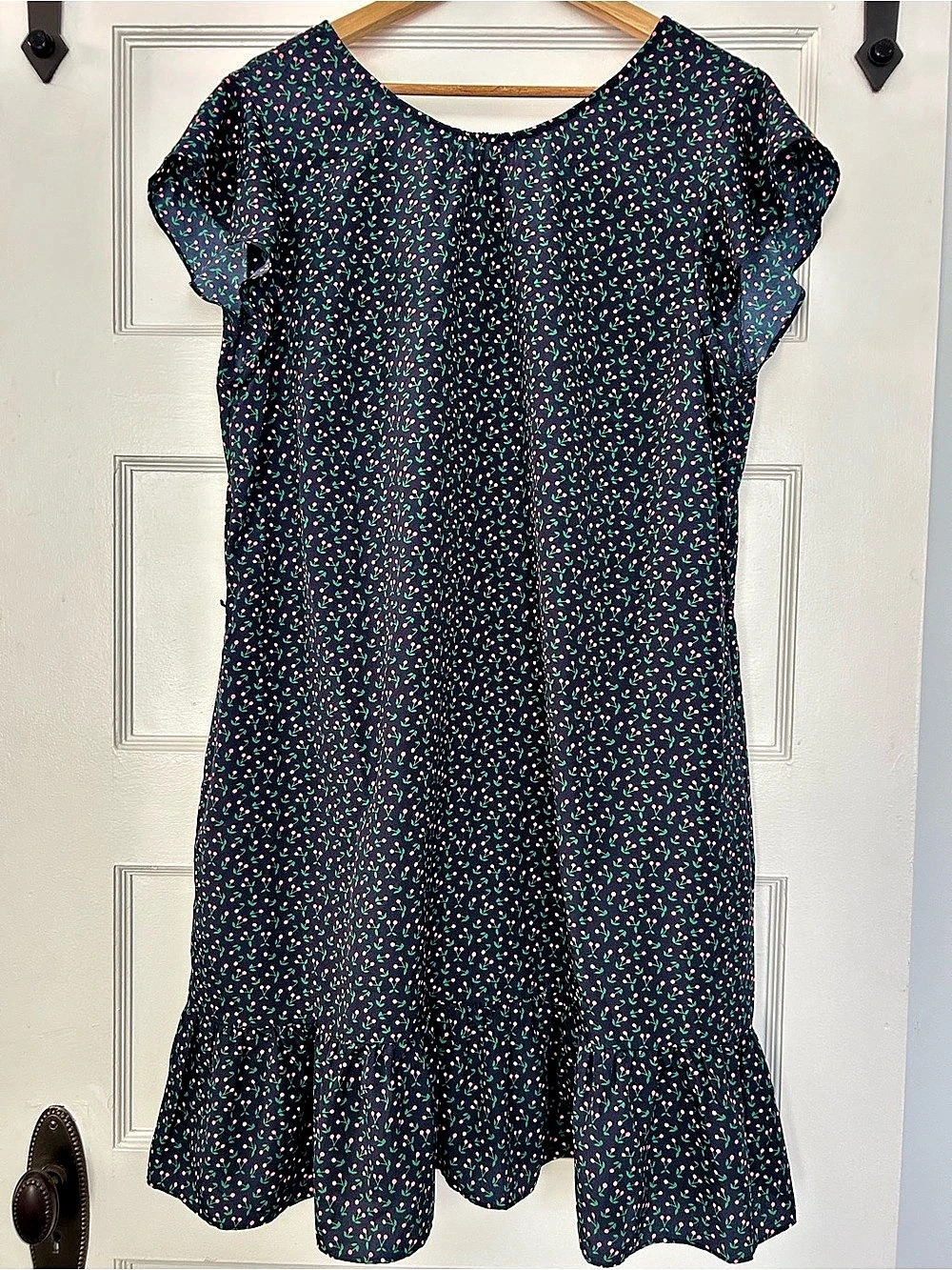 Boden Cynthia "Cherry Picking" Flounce Dress NWT - Sz. 14R US